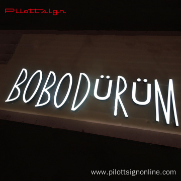 Outdoor Lighting Display Led Light Bases Acrylic Sign